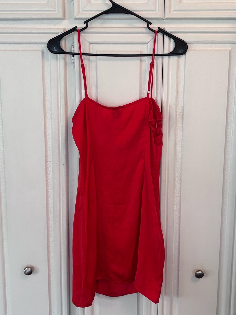 Princess Polly Red Slip Dress with Thin Straps sz4 - Picture 3 of 11